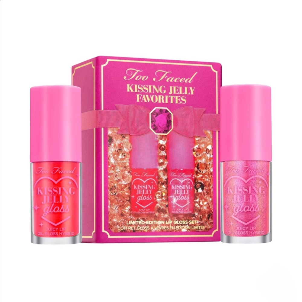 Too Faced Kissing Jelly Favorites Set - Bubblegum & Sour Watermelon